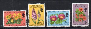 GUERNSEY - 1972 - FLOWERS -