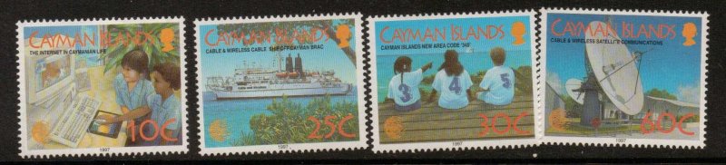 CAYMAN ISLANDS SG848/51 1997 TELECOMMUNICATIONS   MNH