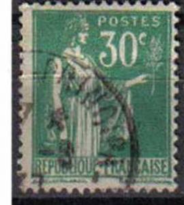 FRANCE, Peace, 1932, used 30c. green