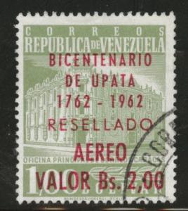 Venezuela  Scott C807 used 1962 airmail 