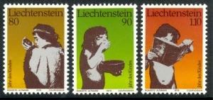 LIECHTENSTEIN 1979 International Year of the Child IYC Set Sc 665-667 MNH