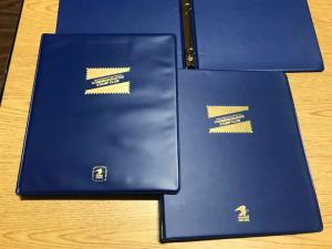 Lot of 8 US Postal Service Commemorative Stamp Club 3-Ring 1 Binders