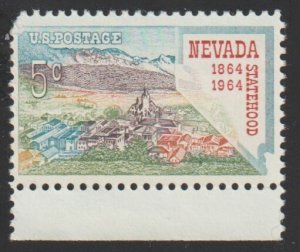 SC# 1248 - (5c) - Nevada Statehood, used single