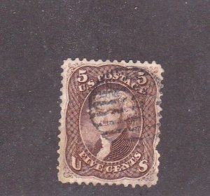 US 19th c #76 5c Jefferson (108E)