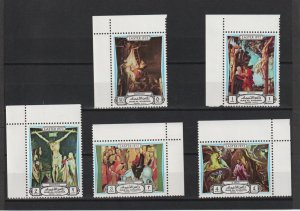 1972  Ras Al Khaima - Easter Paintings - Mi 894A-898A - Perf. - MNH