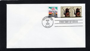 3612 Coffeepot, FDC coil pair no cachet