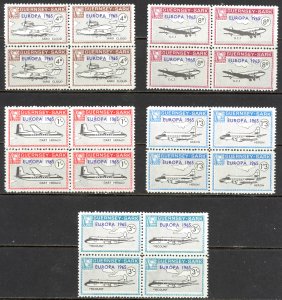Guernsey Sark MNH Block/4 set/5 1965 Commodore Shipping Europa