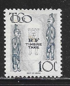 Togo J32: 10c Carved Figures, MH, VF
