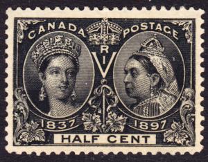 Canada Scott 50  VF+  unused no gum. A very beautiful looking stamp.