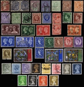 GREAT BRITAIN Collection Nice Used Lot-From the 1800s-Includes Sc 33,98,112,162