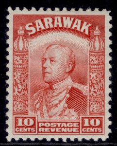 SARAWAK GV SG113, 10c scarlet, M MINT.