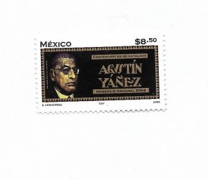MEXICO 2004 HOMAGE TO AGUSTIN YAÑEZ WRITER POLITICIAN 1 VALUE  MNH