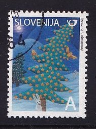 Slovenia  #770   used   2008  Christmas  A