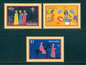 Australia Scott 1713-1715 MNH, 1998 issue, Christmas, set of 3