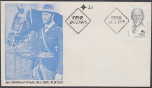 SOUTH AFRICA # 442 FDC JAN SMUTS, LAWYER, GENERAL  and STATESMAN