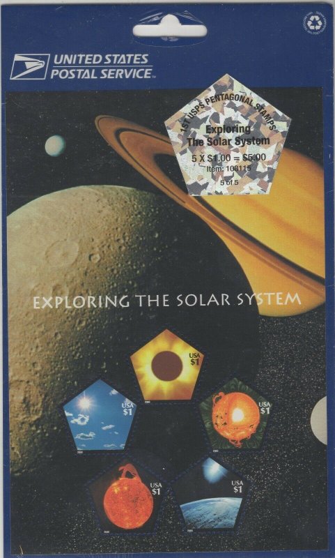 Scott 3410 - Exploring The Solar System. Sheet Of 5. MNH.  #02 3410s5