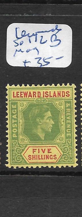 LEEWARD ISLANDS  (PP1406B)   KGVI 5/-  SG 112B   MOG