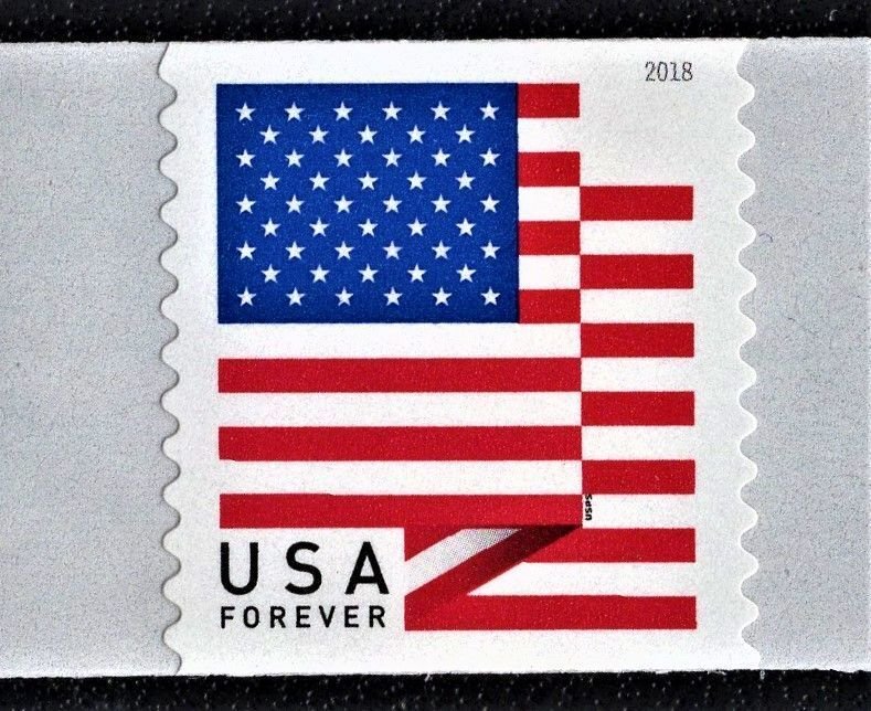 US 5261 MNH VF/XF 2018 FLAG Forever PSA Coil Micro USPS By BCA