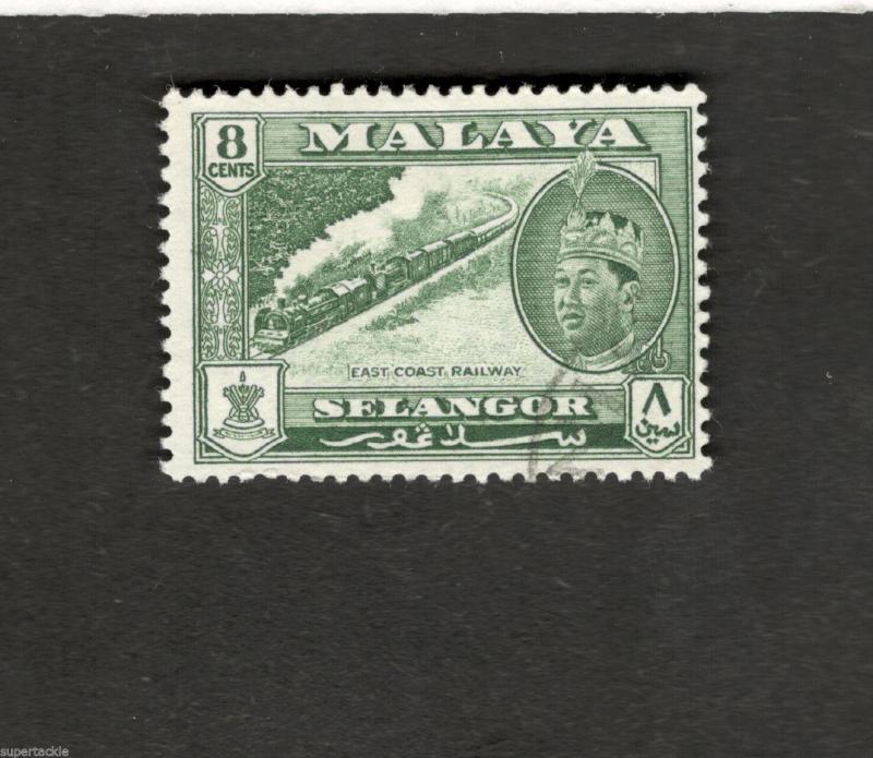 Malaya Selangor SCOTT #118 Θ used stamp