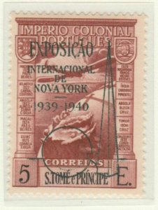 1939 Portugal ST. THOMAS AND PRINCE ISLANDS 5MH* INTERNAL. EX. NEW YORK A6P24F28-
