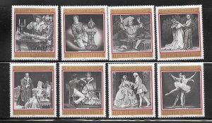 Austria #840a-h MNH Set of Singles Collection / Lot (my2)