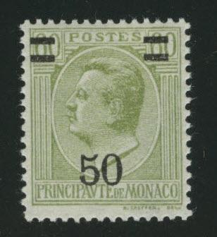 Monaco Scott 94 MH*  1928 issue 