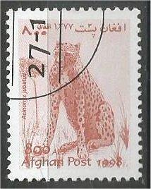 AFGHANISTAN, 1998, used 800, Wild cats, Scott 37