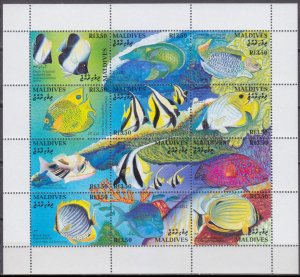 1993 Maldive Islands 1909-20KL Sea fauna 11,00 €