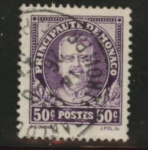 MONACO Scott 116 used 1932 stamp