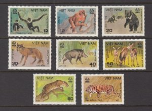 VIETNAM - SC# 1116-1123 WILD ANIMALS - MNH