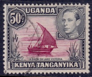 Kenya, Uganda & Tanganyika 1935-54, KGVI Definitive, 50c, sc#79, used**