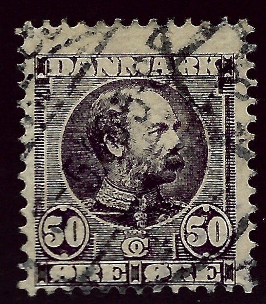 Denmark SC#68 Used Fine hr SCV$120.00...Beautiful Denmark!