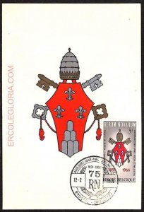 ad8817 - BELGIUM - POSTAL HISTORY - Maximum Card - RELIGION Jubilee year-