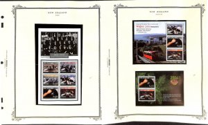 New Zealand Stamp Collection on 14 Scott Specialty Pages, 2003-2004 Mint NH (CC)