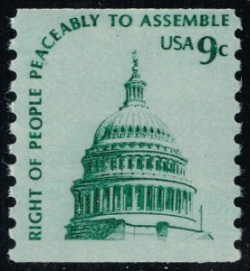 1616 9c Capitol Dome Coil Mint  NH OG VF