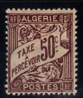 ALGERIA Scott J7 MH* Postage due