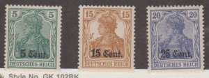 Germany Occupation - France Scott #N16,N19,N20 Stamp - Mint Set