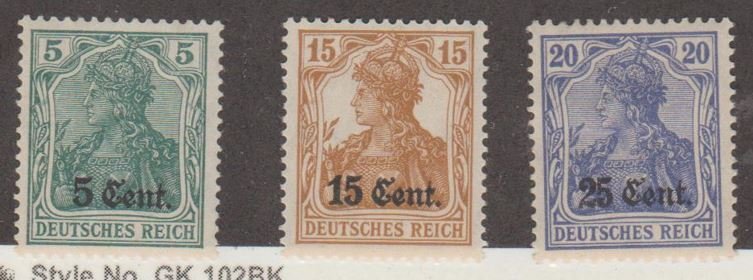 Germany Occupation - France Scott #N16,N19,N20 Stamp - Mint Set