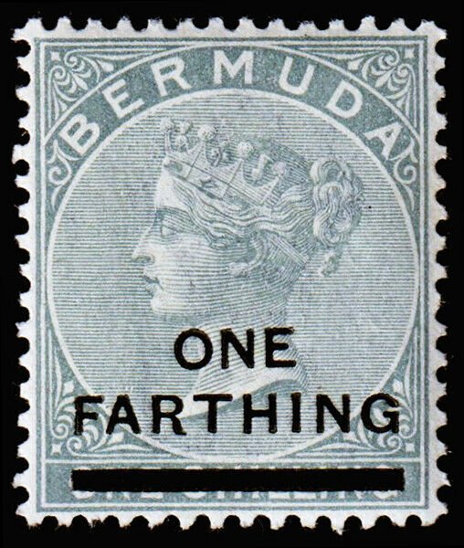 Bermuda Scott 26 (1901) Mint H OG VF, CV $6.00 C