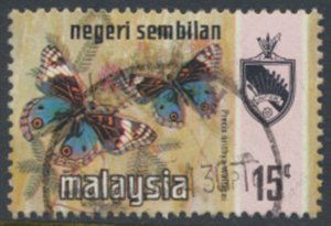 Negri Sembilan  SC# 90 Used  Butterflies see details & scans