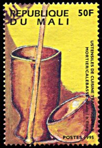 Mali 732, postally used, Cooking Utensil