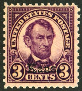 U.S. #661 MINT OG LH