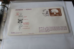 SPACE  COVER - 3 MUSCATEERS CACHET PIONEER VENUS VACUUM TEST  - JUL 25, 1977