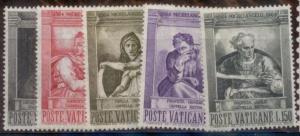 Vatican 1964 SC# 387-91 MNH-OG L282-3