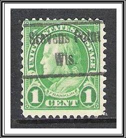 US Precancel #632 Stevens Point WI Used