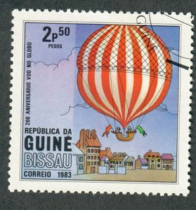 Guinea Bissau 443 Hot Air Balloon used  single