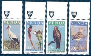 Venda RSA 1984 Birds Set of 4 MNH