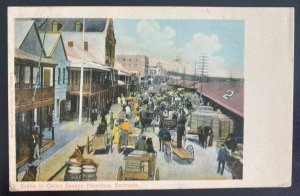 1910s Hamilton Bermuda Picture Postcard Cover To New York Usa Onion Season