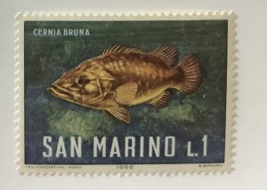 San Marino 1966 - Scott 643 MH - 1 l, Fish