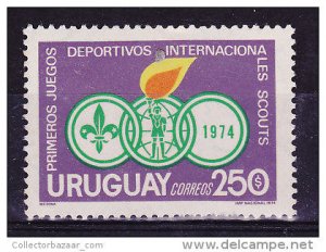 URUGUAY Sc#874 MNH STAMP 1st Intl. Boy Scout Gemes Montevideo 1974